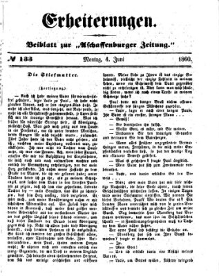 Erheiterungen (Aschaffenburger Zeitung) Montag 4. Juni 1860