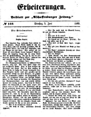 Erheiterungen (Aschaffenburger Zeitung) Dienstag 5. Juni 1860