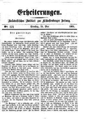 Erheiterungen (Aschaffenburger Zeitung) Dienstag 21. Mai 1861