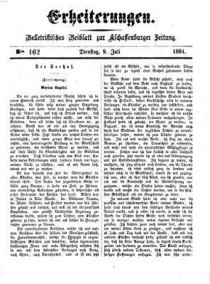 Erheiterungen (Aschaffenburger Zeitung) Dienstag 9. Juli 1861