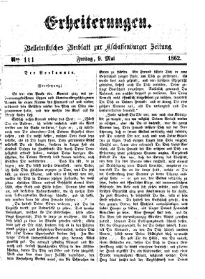 Erheiterungen (Aschaffenburger Zeitung) Freitag 9. Mai 1862