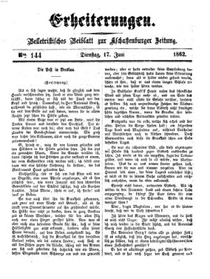 Erheiterungen (Aschaffenburger Zeitung) Dienstag 17. Juni 1862