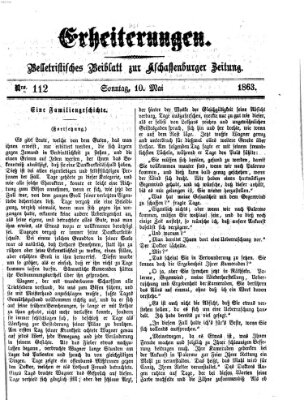 Erheiterungen (Aschaffenburger Zeitung) Sonntag 10. Mai 1863