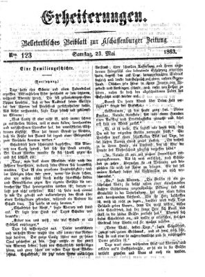 Erheiterungen (Aschaffenburger Zeitung) Samstag 23. Mai 1863