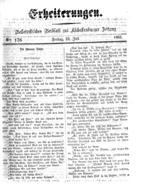 Erheiterungen (Aschaffenburger Zeitung) Freitag 24. Juli 1863