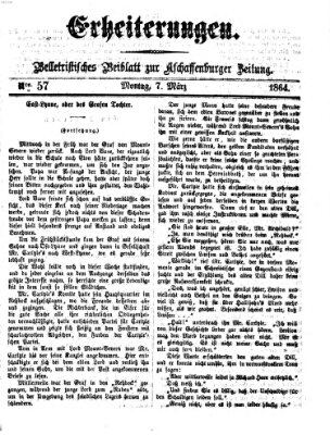 Erheiterungen (Aschaffenburger Zeitung) Montag 7. März 1864