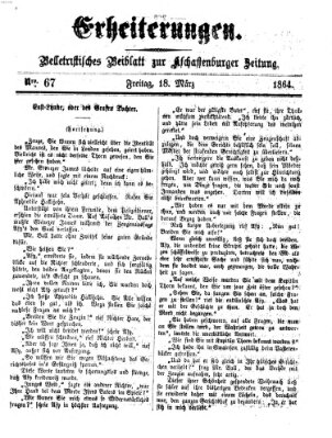 Erheiterungen (Aschaffenburger Zeitung) Freitag 18. März 1864