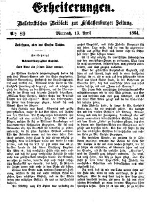 Erheiterungen (Aschaffenburger Zeitung) Mittwoch 13. April 1864