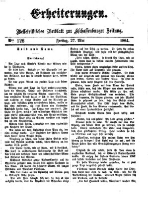 Erheiterungen (Aschaffenburger Zeitung) Freitag 27. Mai 1864