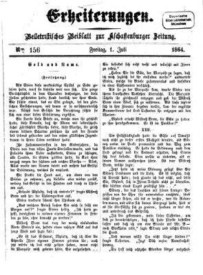 Erheiterungen (Aschaffenburger Zeitung) Freitag 1. Juli 1864
