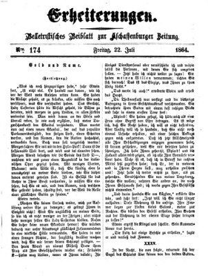 Erheiterungen (Aschaffenburger Zeitung) Freitag 22. Juli 1864
