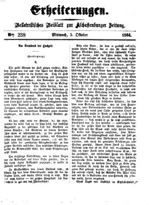 Erheiterungen (Aschaffenburger Zeitung) Mittwoch 5. Oktober 1864