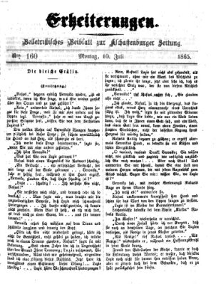 Erheiterungen (Aschaffenburger Zeitung) Montag 10. Juli 1865
