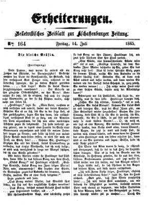 Erheiterungen (Aschaffenburger Zeitung) Freitag 14. Juli 1865