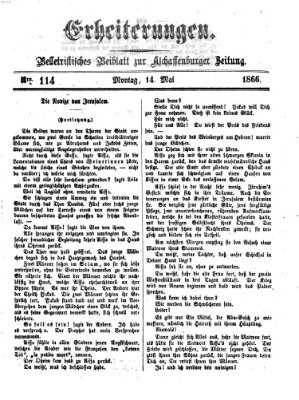 Erheiterungen (Aschaffenburger Zeitung) Montag 14. Mai 1866
