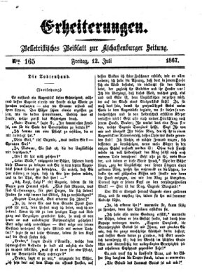 Erheiterungen (Aschaffenburger Zeitung) Freitag 12. Juli 1867