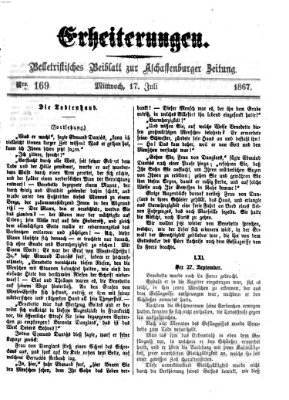 Erheiterungen (Aschaffenburger Zeitung) Mittwoch 17. Juli 1867