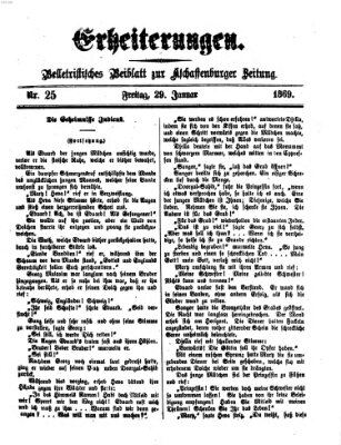 Erheiterungen (Aschaffenburger Zeitung) Freitag 29. Januar 1869