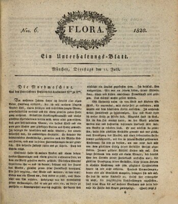 Flora (Baierische National-Zeitung) Dienstag 11. Juli 1820