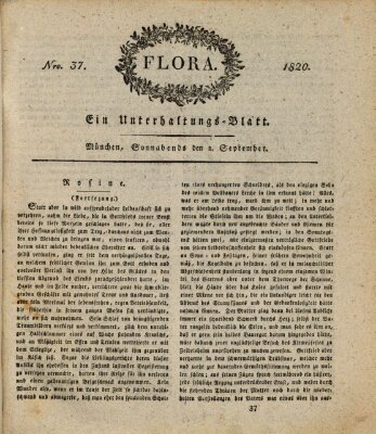 Flora (Baierische National-Zeitung) Samstag 2. September 1820