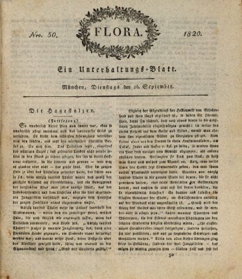 Flora (Baierische National-Zeitung) Dienstag 26. September 1820