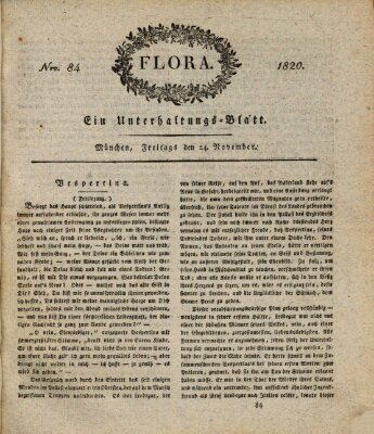 Flora (Baierische National-Zeitung) Freitag 24. November 1820