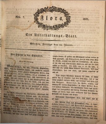 Flora (Baierische National-Zeitung) Freitag 12. Januar 1821
