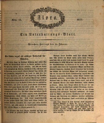 Flora (Baierische National-Zeitung) Freitag 25. Januar 1822