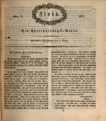 Flora (Baierische National-Zeitung) Dienstag 5. März 1822