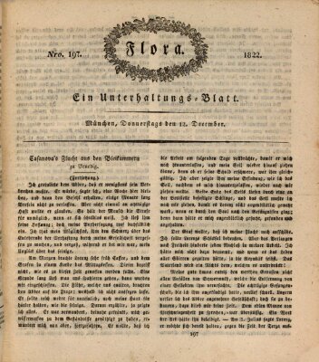 Flora (Baierische National-Zeitung) Donnerstag 12. Dezember 1822