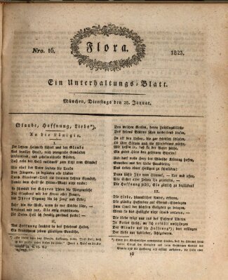 Flora (Baierische National-Zeitung) Dienstag 28. Januar 1823