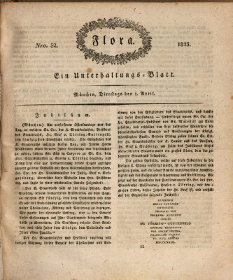 Flora (Baierische National-Zeitung) Dienstag 1. April 1823