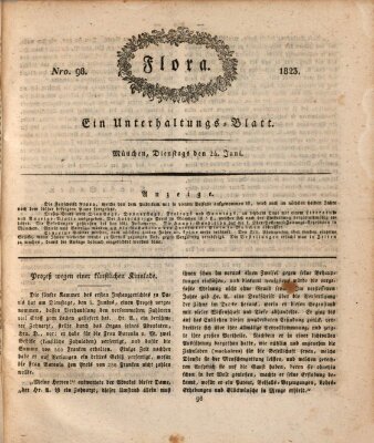 Flora (Baierische National-Zeitung) Dienstag 24. Juni 1823