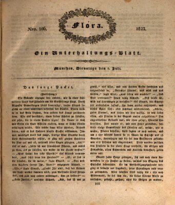 Flora (Baierische National-Zeitung) Dienstag 8. Juli 1823