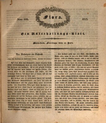 Flora (Baierische National-Zeitung) Freitag 11. Juli 1823