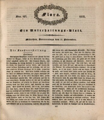 Flora (Baierische National-Zeitung) Donnerstag 27. November 1823