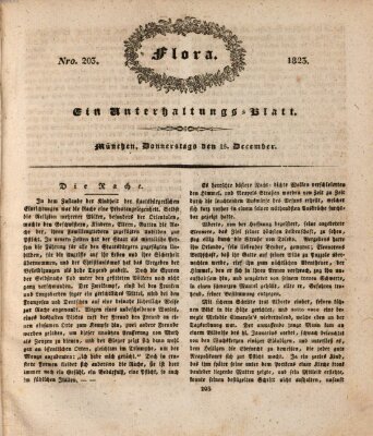 Flora (Baierische National-Zeitung) Donnerstag 25. Dezember 1823