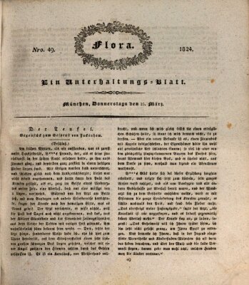 Flora (Baierische National-Zeitung) Donnerstag 25. März 1824