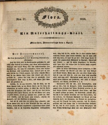Flora (Baierische National-Zeitung) Donnerstag 8. April 1824