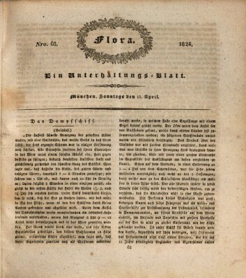 Flora (Baierische National-Zeitung) Sonntag 18. April 1824