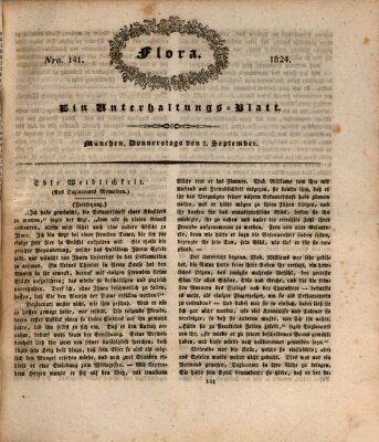 Flora (Baierische National-Zeitung) Donnerstag 2. September 1824