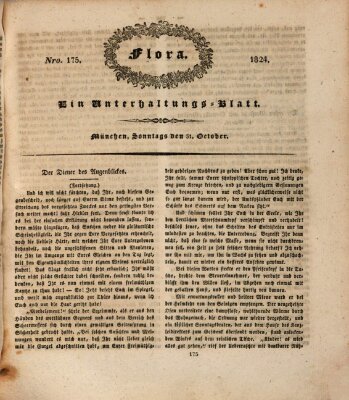 Flora (Baierische National-Zeitung) Sonntag 31. Oktober 1824