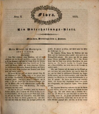 Flora (Baierische National-Zeitung) Dienstag 11. Januar 1825