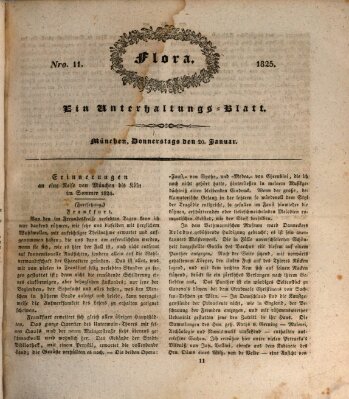 Flora (Baierische National-Zeitung) Donnerstag 20. Januar 1825