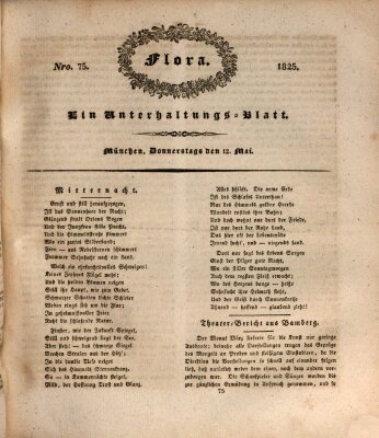 Flora (Baierische National-Zeitung) Donnerstag 12. Mai 1825