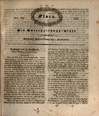 Flora (Baierische National-Zeitung) Donnerstag 1. September 1825