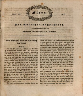 Flora (Baierische National-Zeitung) Dienstag 11. Oktober 1825