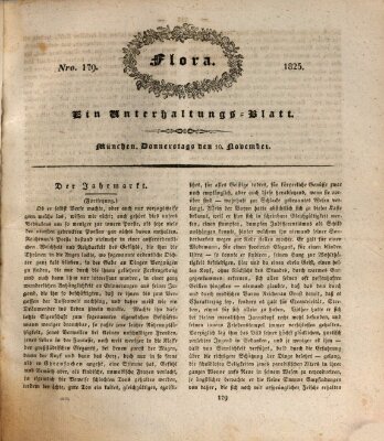 Flora (Baierische National-Zeitung) Donnerstag 10. November 1825