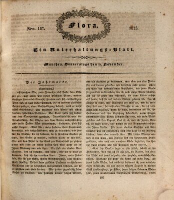 Flora (Baierische National-Zeitung) Donnerstag 24. November 1825