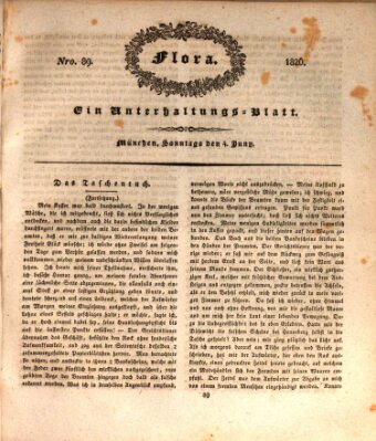 Flora (Baierische National-Zeitung) Sonntag 4. Juni 1826
